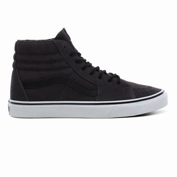 Férfi Vans Suede Sherpa SK8-Hi Magasszárú Cipő VA9748036 Obszidián/Fekete